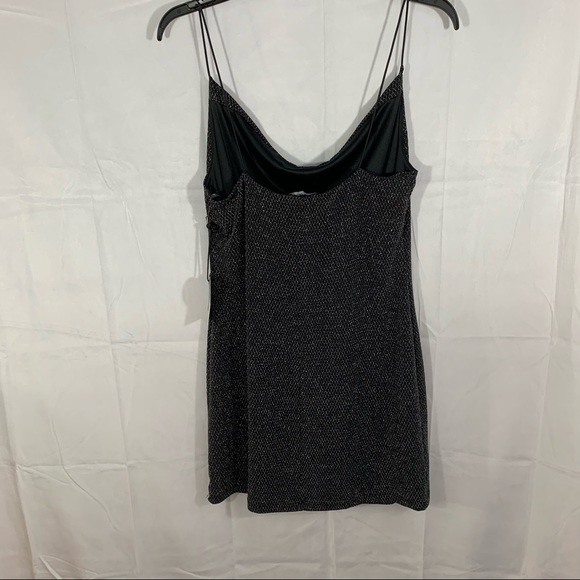 Popular basics  NWT black shimmer dress L - Picture 8 of 10